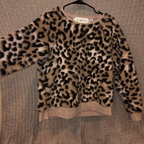 Topshop Sweaters - 3️⃣FOR2️⃣5️⃣💲‼️Leopard Sherpa Sweater